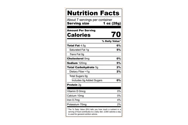 Nuts For Cheese - French Onion Cashew Dip, 210 g - Image 2