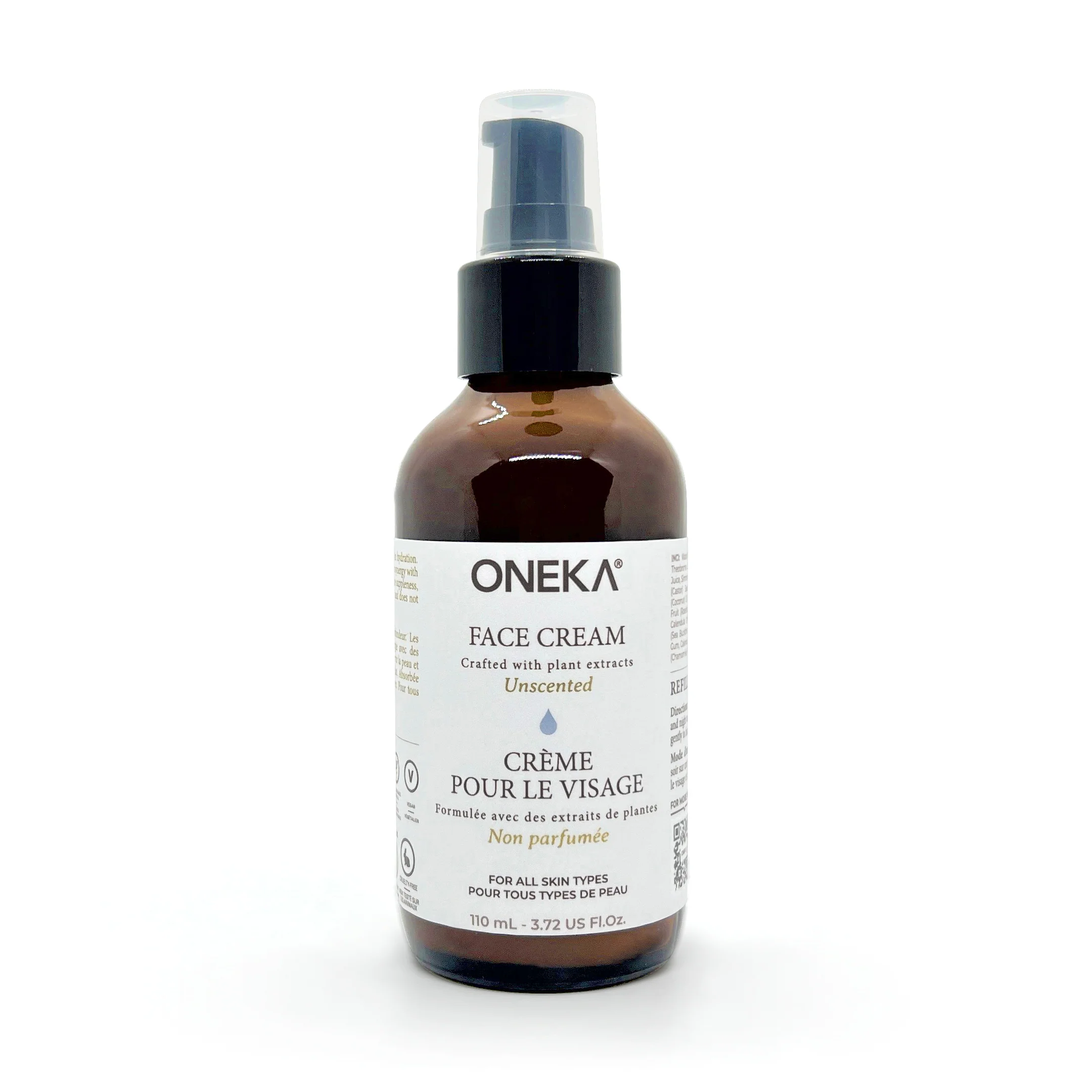 Oneka - Face Cream - Unscented , 110 mL