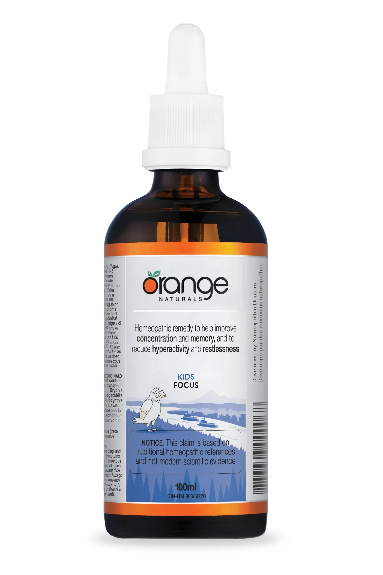 Orange Naturals - Kids Focus, 100 mL
