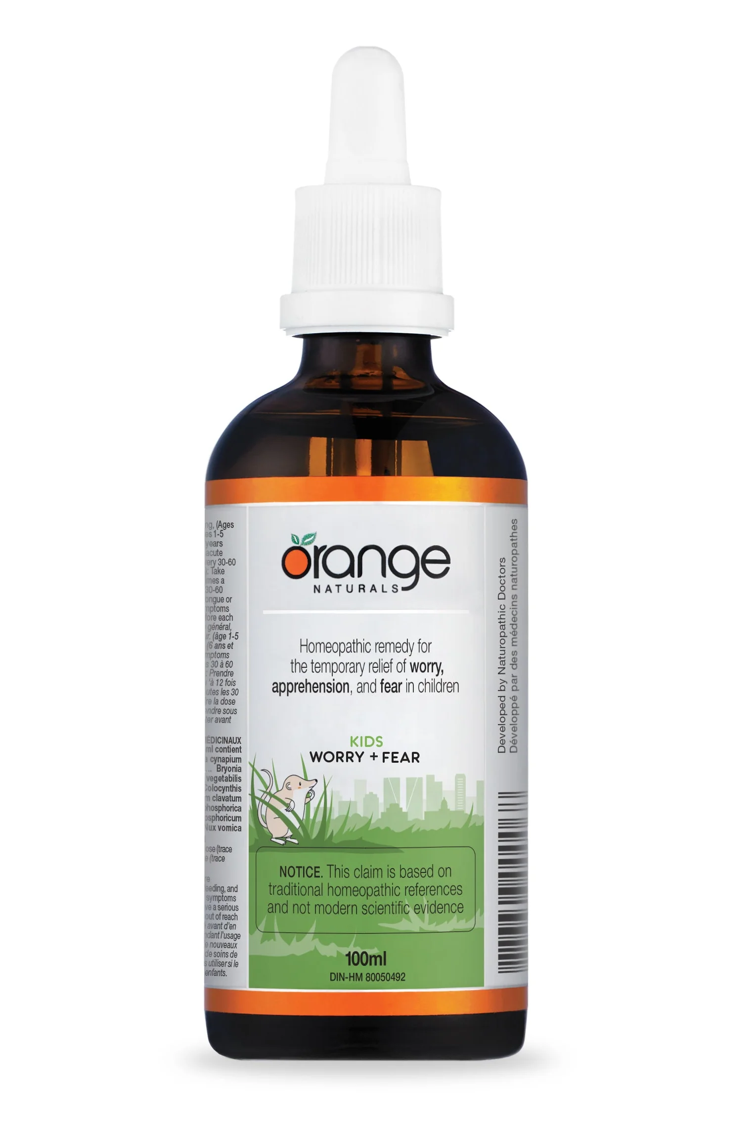 Orange Naturals - Kids Worry + Fear, 100 mL