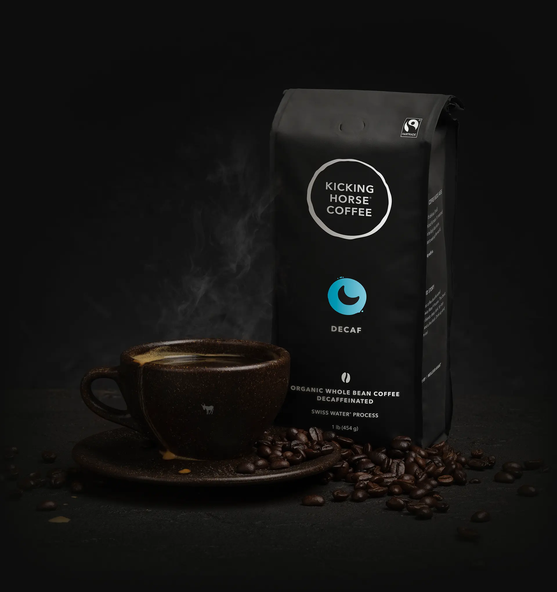 Kicking Horse Coffee - Decaf Whole Bean Coffee - 454 g - Image 2