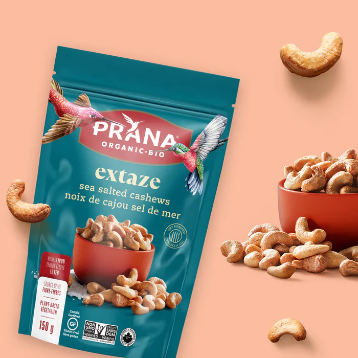 Prana - Organic Extaze Sea Salted Cashews, 150 g - Image 2