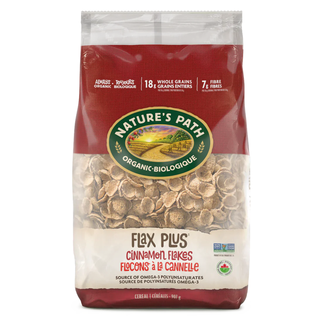 Nature's Path - Organic Flax Plus Cinnamon, 907 g