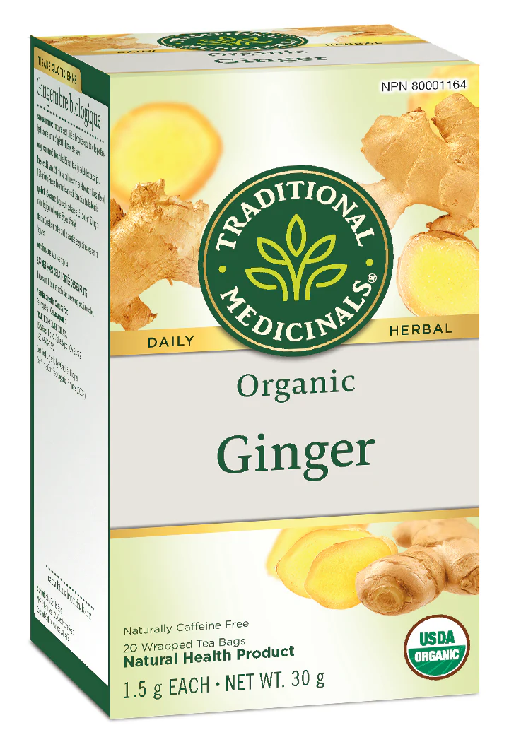 Traditional Medicinals - Organic Ginger Tea, 16 Count