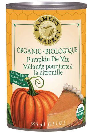 Farmer's Market - Organic Pumpkin Pie Mix, 398 mL