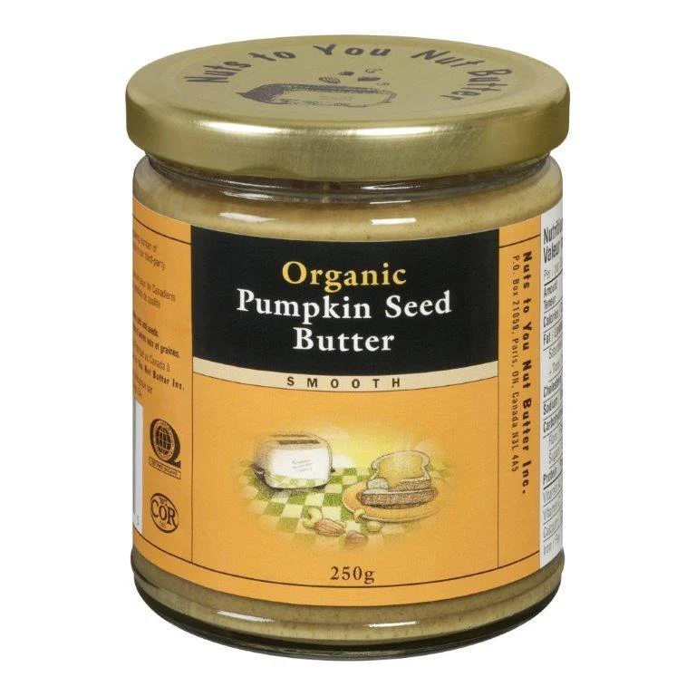 Nuts to You Nut Butter - Organic Smooth Pumpkin Seed Butter, 250 g
