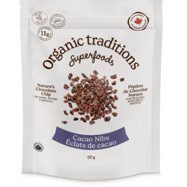 Organic Traditions - Cacao Nibs, 227 g
