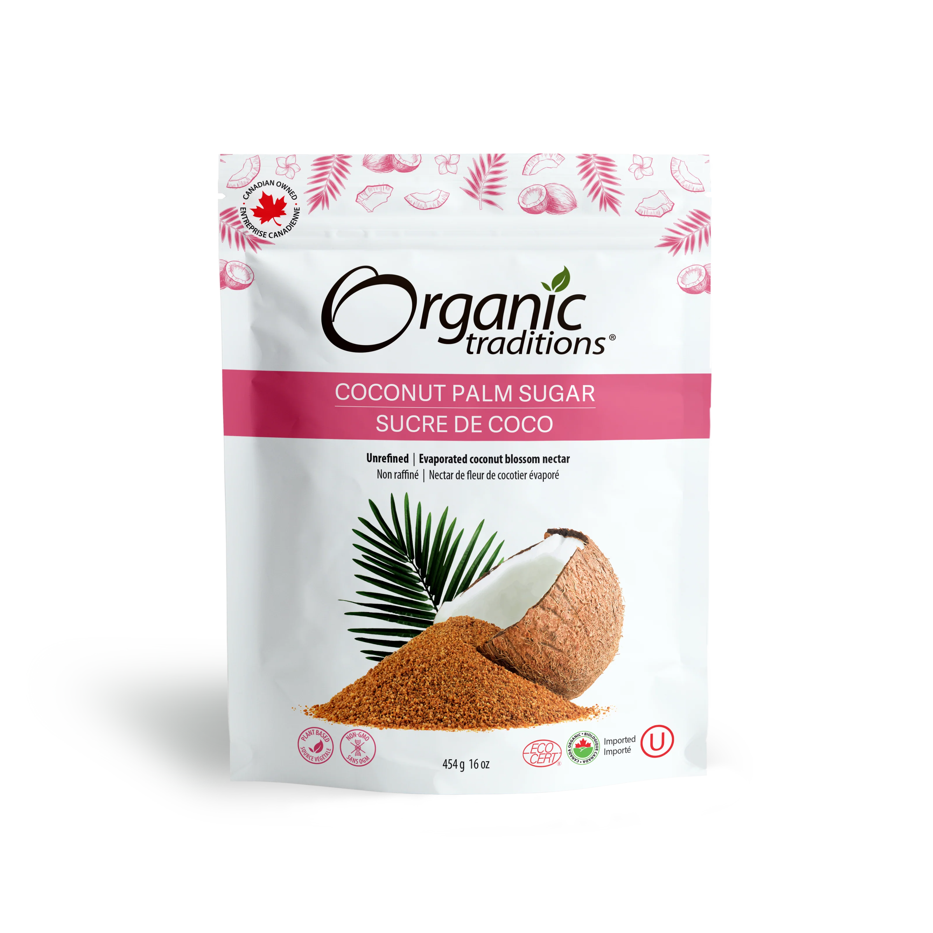 Organic Traditions - Coconut Palm Sugar, 454 g