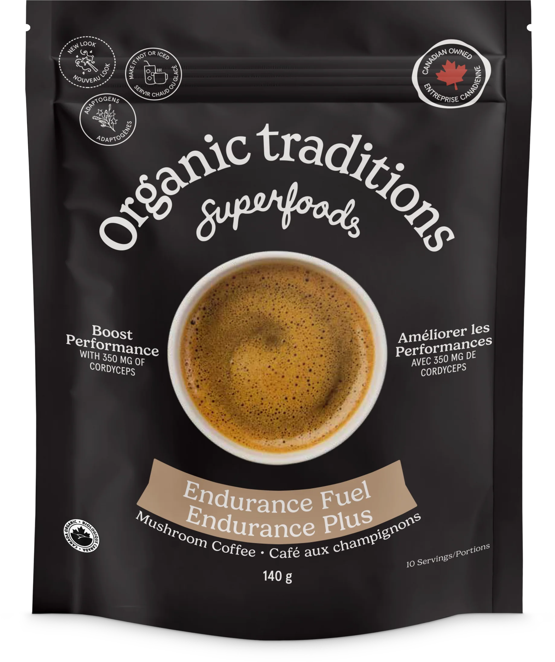 Organic Traditions - Functional Coffee, Endurance Fuel, 100 g