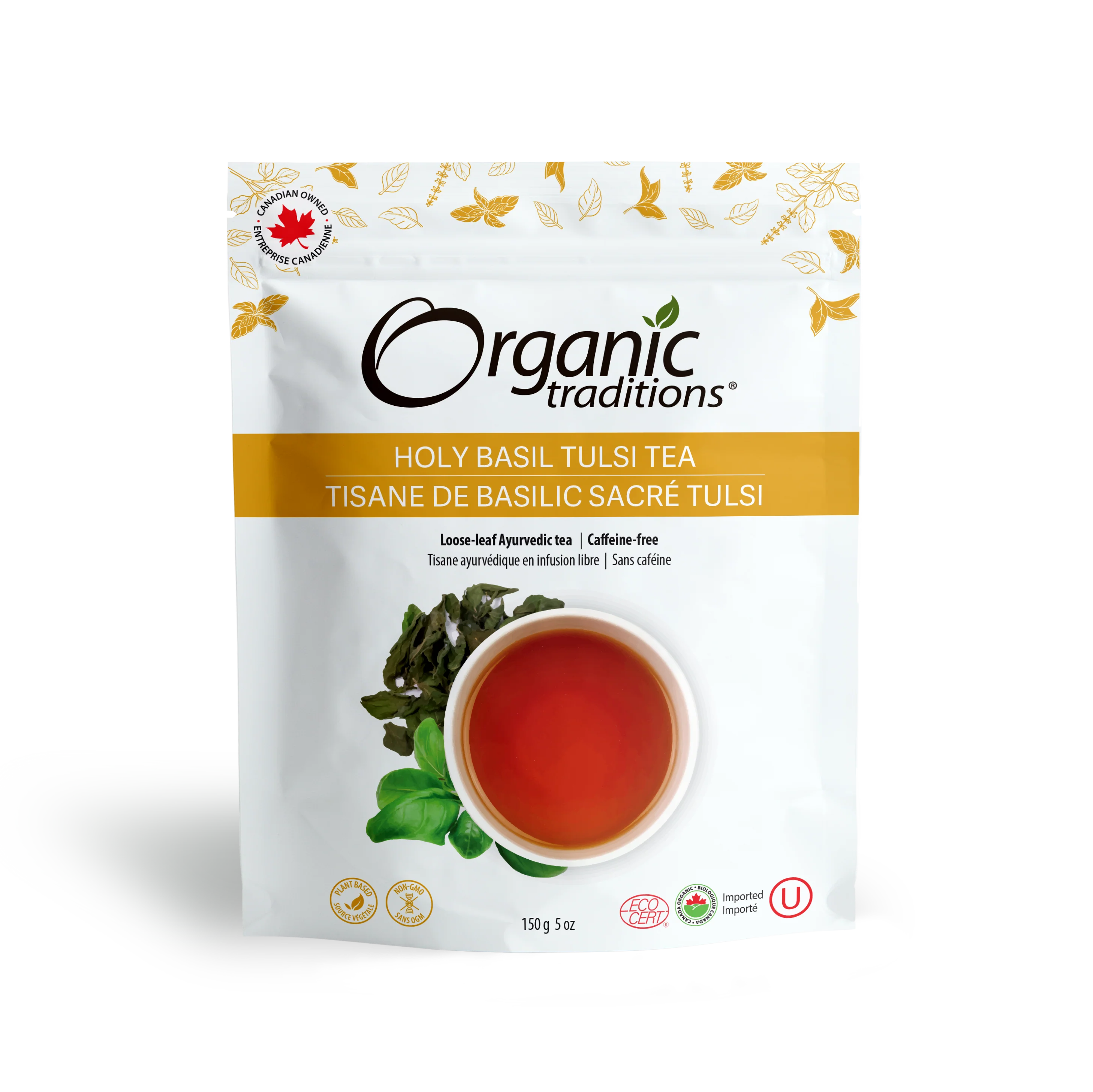 Organic Traditions - Tea - Holy Basil Tulsi, 150 g