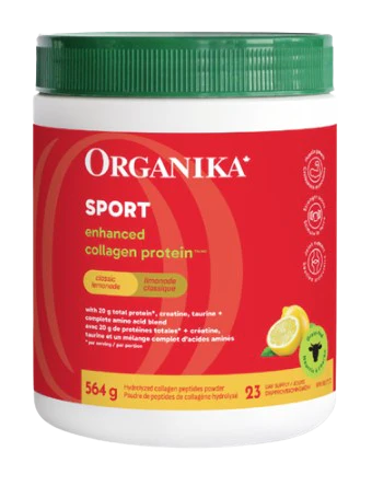 Organika - Collagen Enhanced Sport - Lemon, 564 g