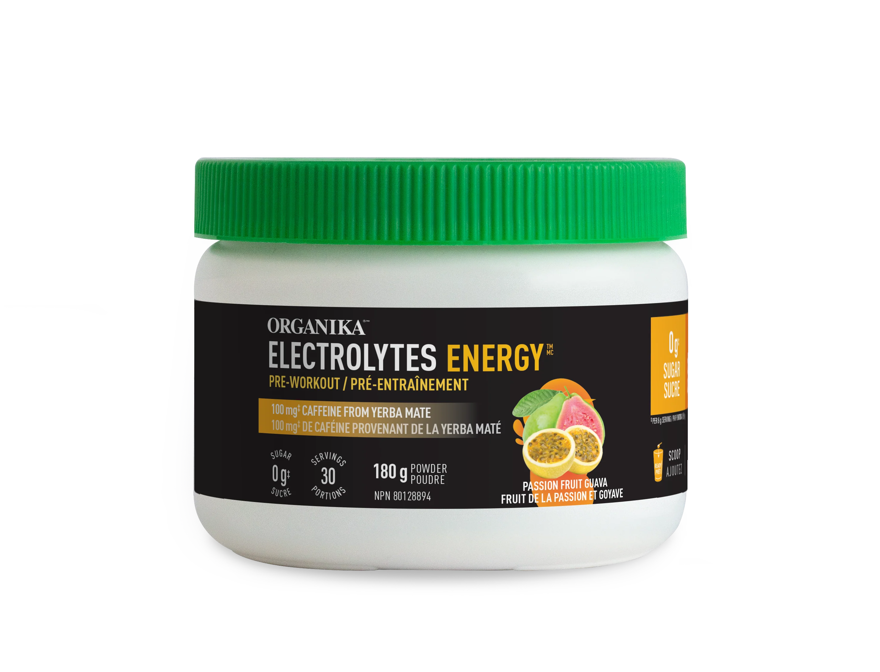 Organika - Electrolyte Energy Passion Guava, 180 g