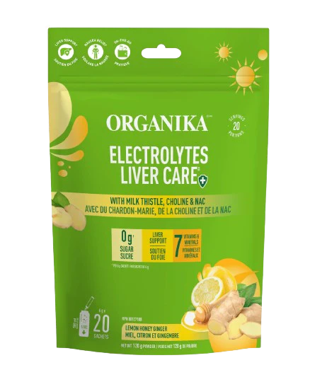 Organika - Electrolyte Liver Care Lem Honey, 20x3.5 g