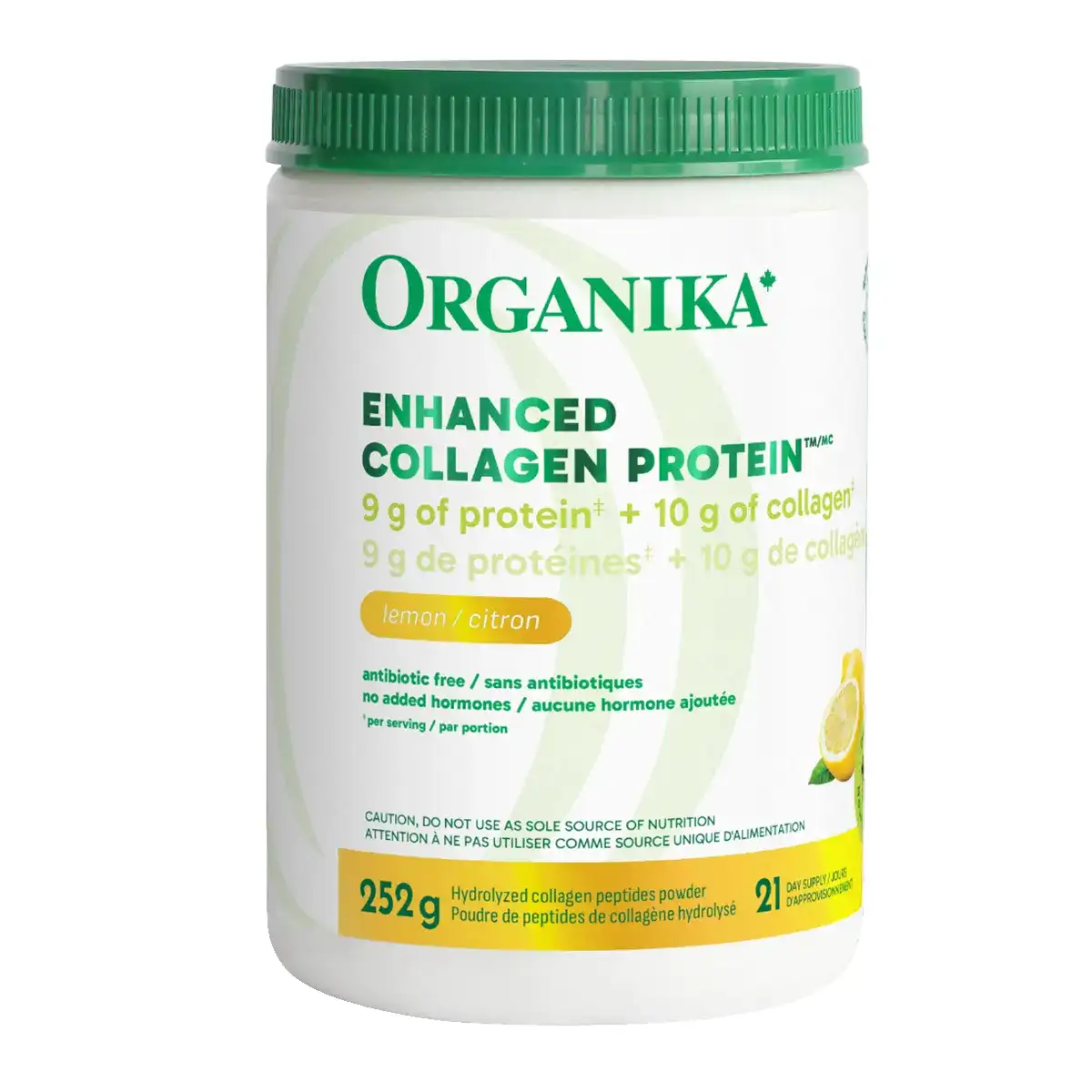 Organika - Enhanced Collagen Lemon, 250 g