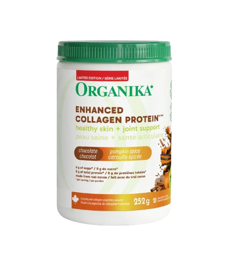 Organika - Enhanced Collagen Protein Chocolate Pumpkin, 252 g