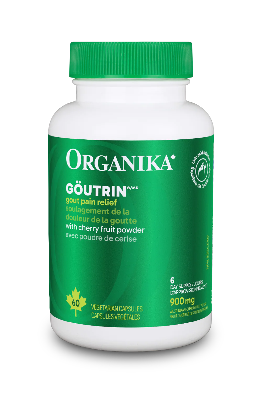 Organika - Goutrin - 60 Capsules