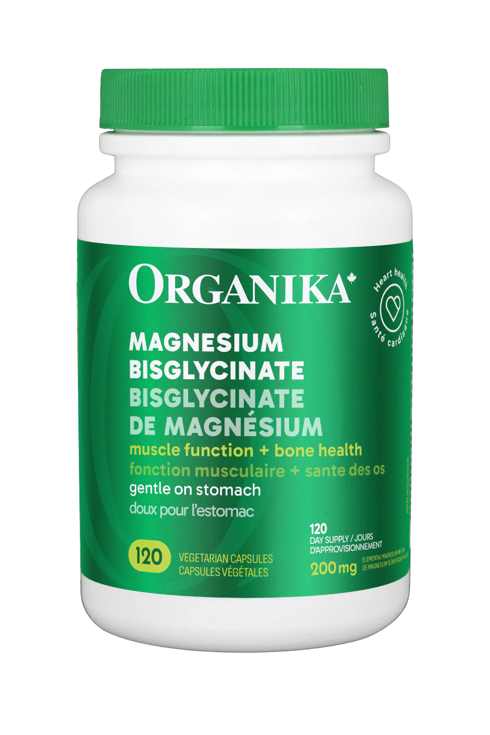 Organika - Magnesium Bisglycinate, 120 Vcaps