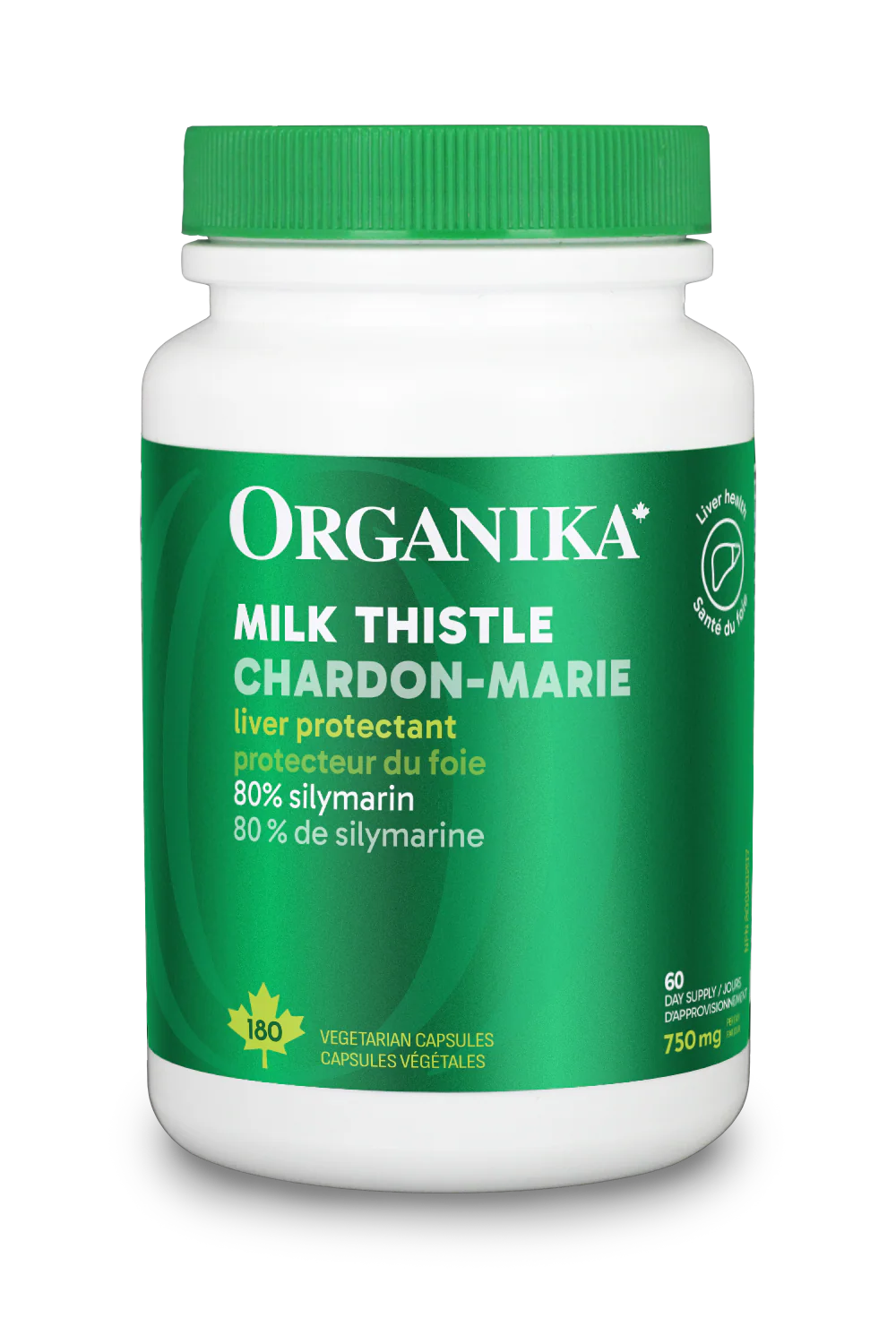 Organika - Milk Thistle, 180 Vcaps