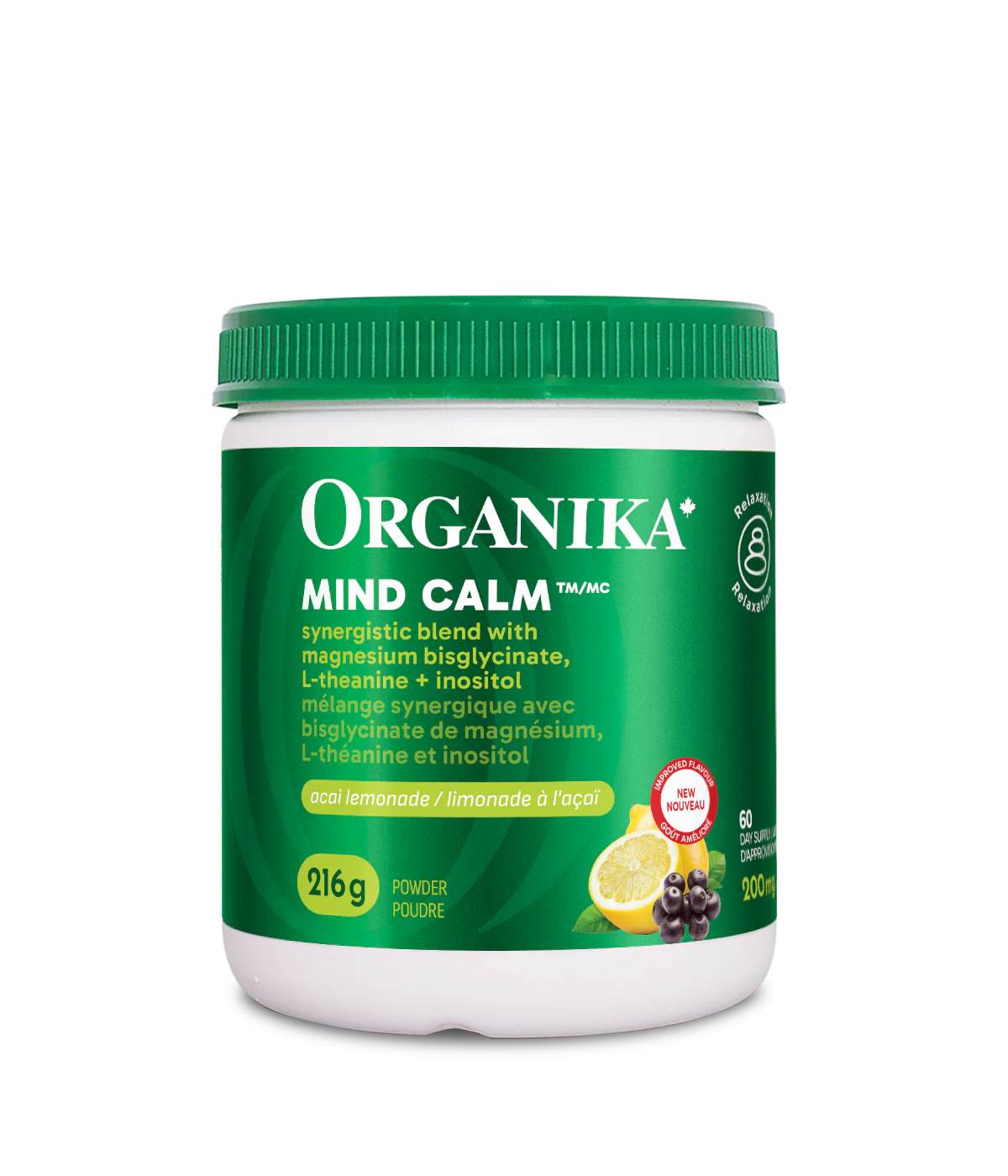 Organika - Mind Calm Powder, 216 g
