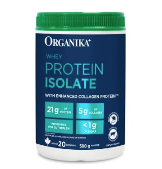 Organika - Protein Whey Isolate with Collagen, 580 g