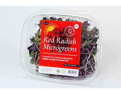 Paradise Fields - Organic Spicy Radish Microgreens, 50 g