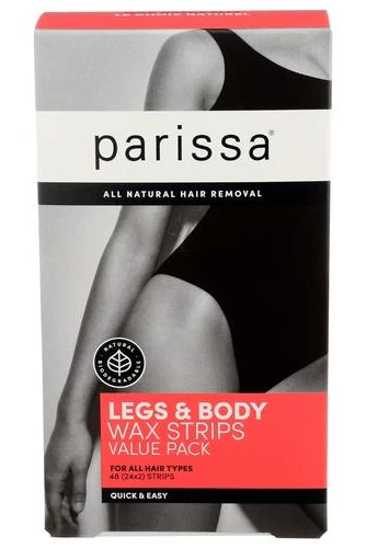 Parissa - Wax Strips, Legs and Body, 48 ct