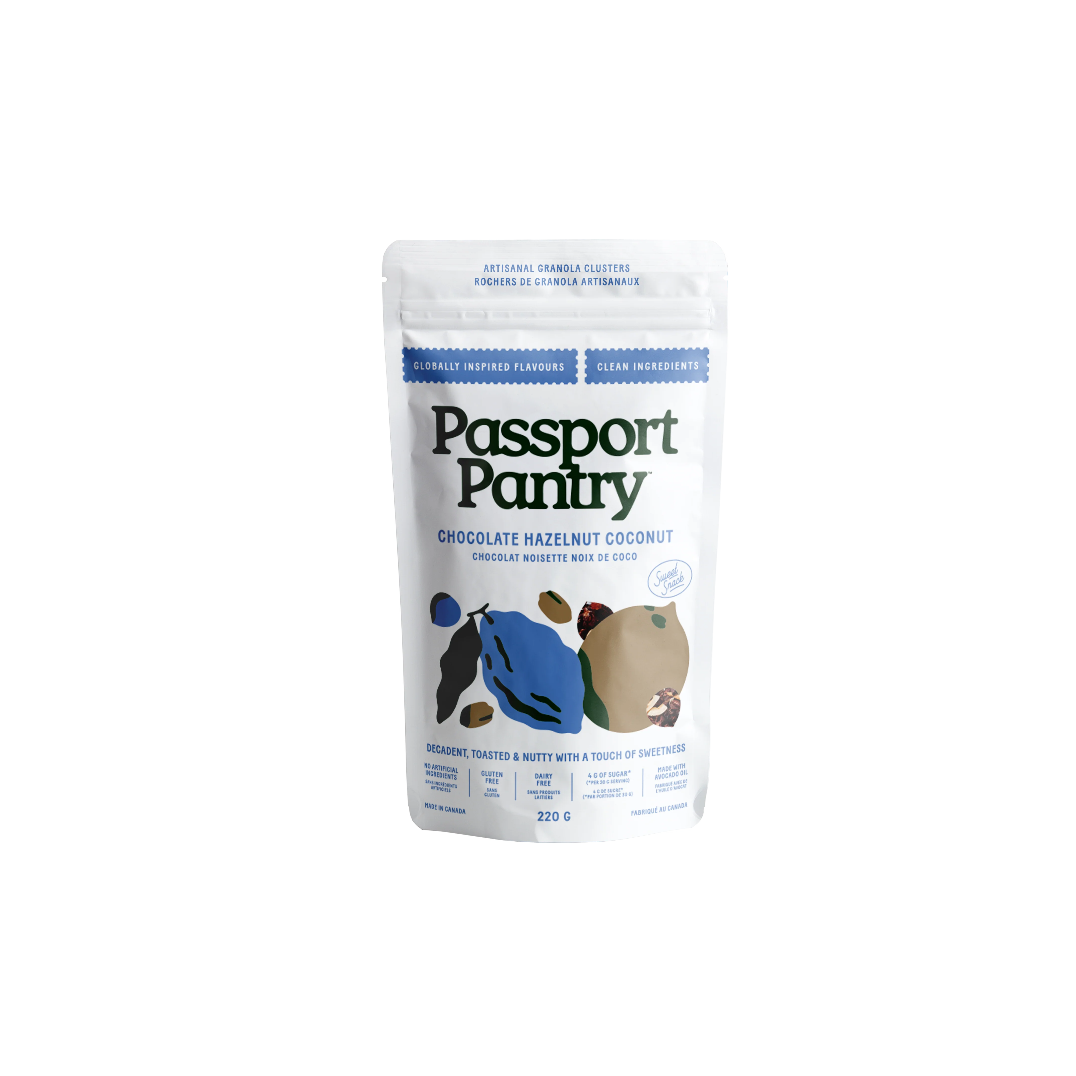 Passport Pantry - Chocolate Hazelnut Coconut, 220 g
