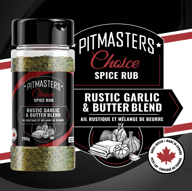 Pitmasters Choice - Rustic Garlic & Butter Blend Rub, 290 g