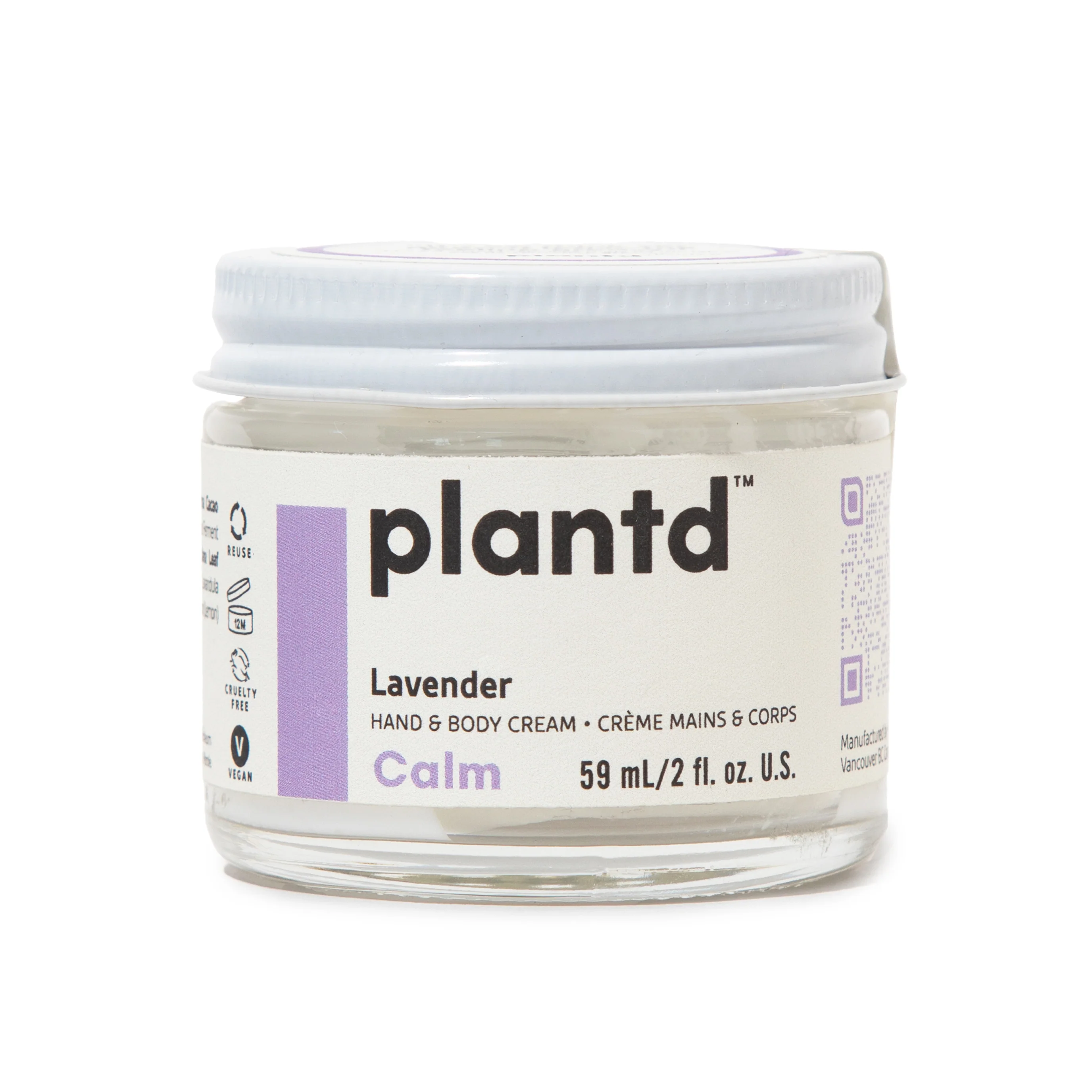 Plantd Skincare - Calm -  Lavender, 59 mL