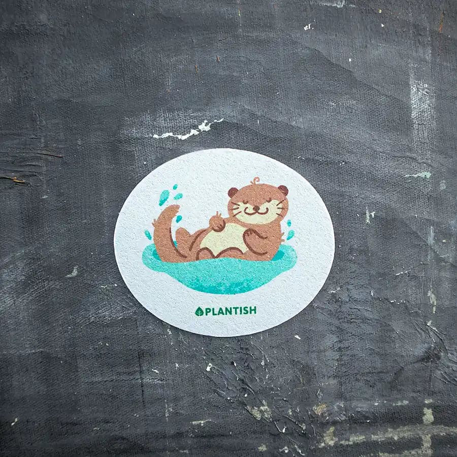Plantish - Pop-Up Sponge - Otter, Each