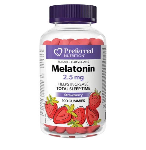 Preferred Nutrition - Melatonin 2.5 mg, 100 Gummies
