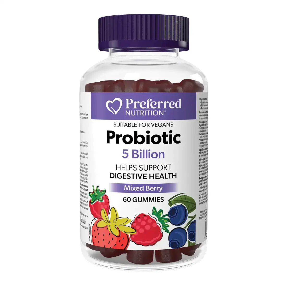 Preferred Nutrition - Probiotic 5B Gummies, 60 Chewables