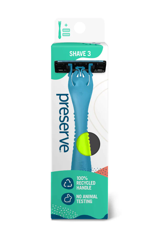 Preserve Products - Triple Blade Razor With 2 Cartridges - Image 2