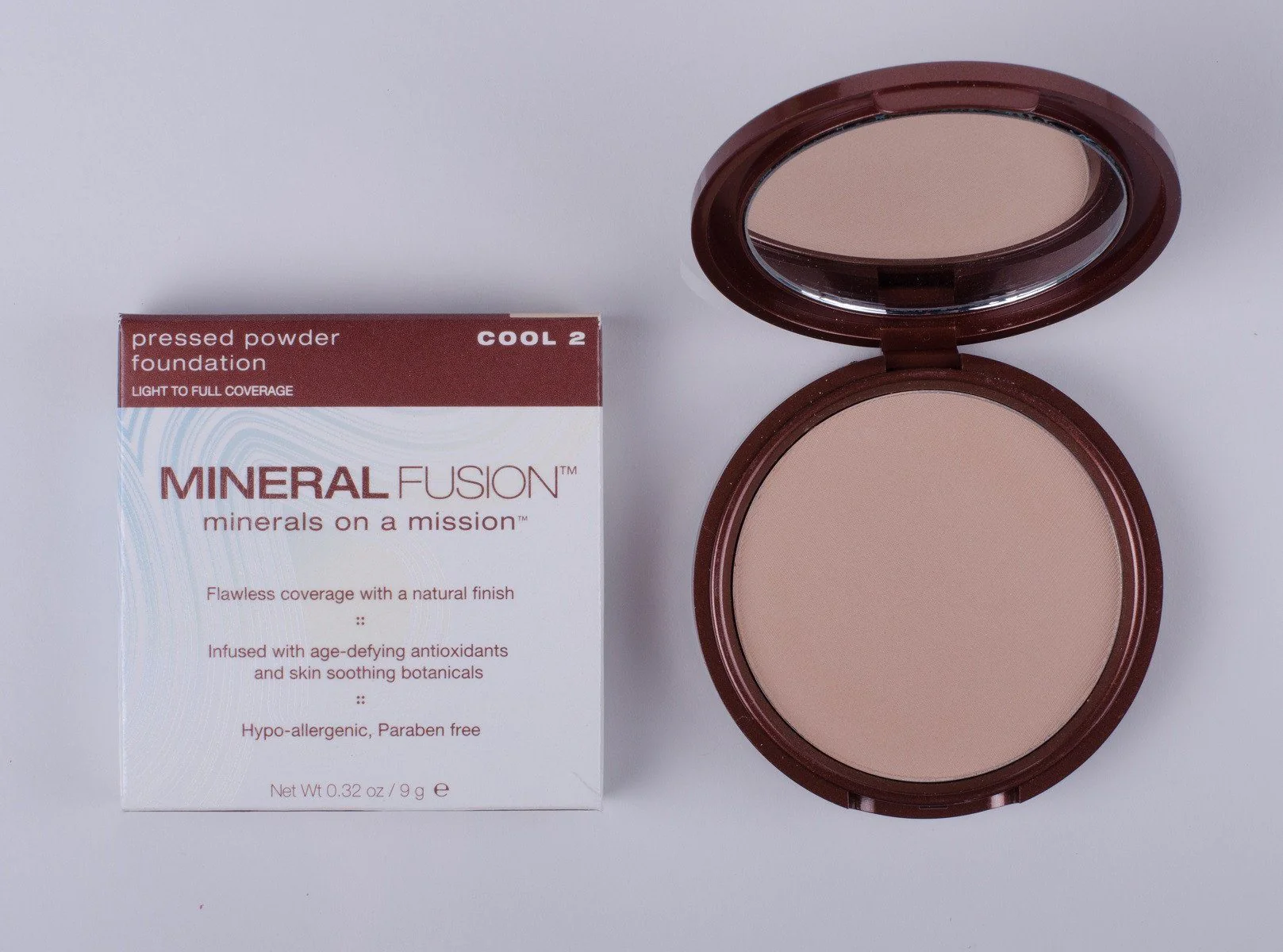 Mineral Fusion - Pressed Powder Foundation - Neutral 1 (for fair, neutral skin tones), 9g - Image 2