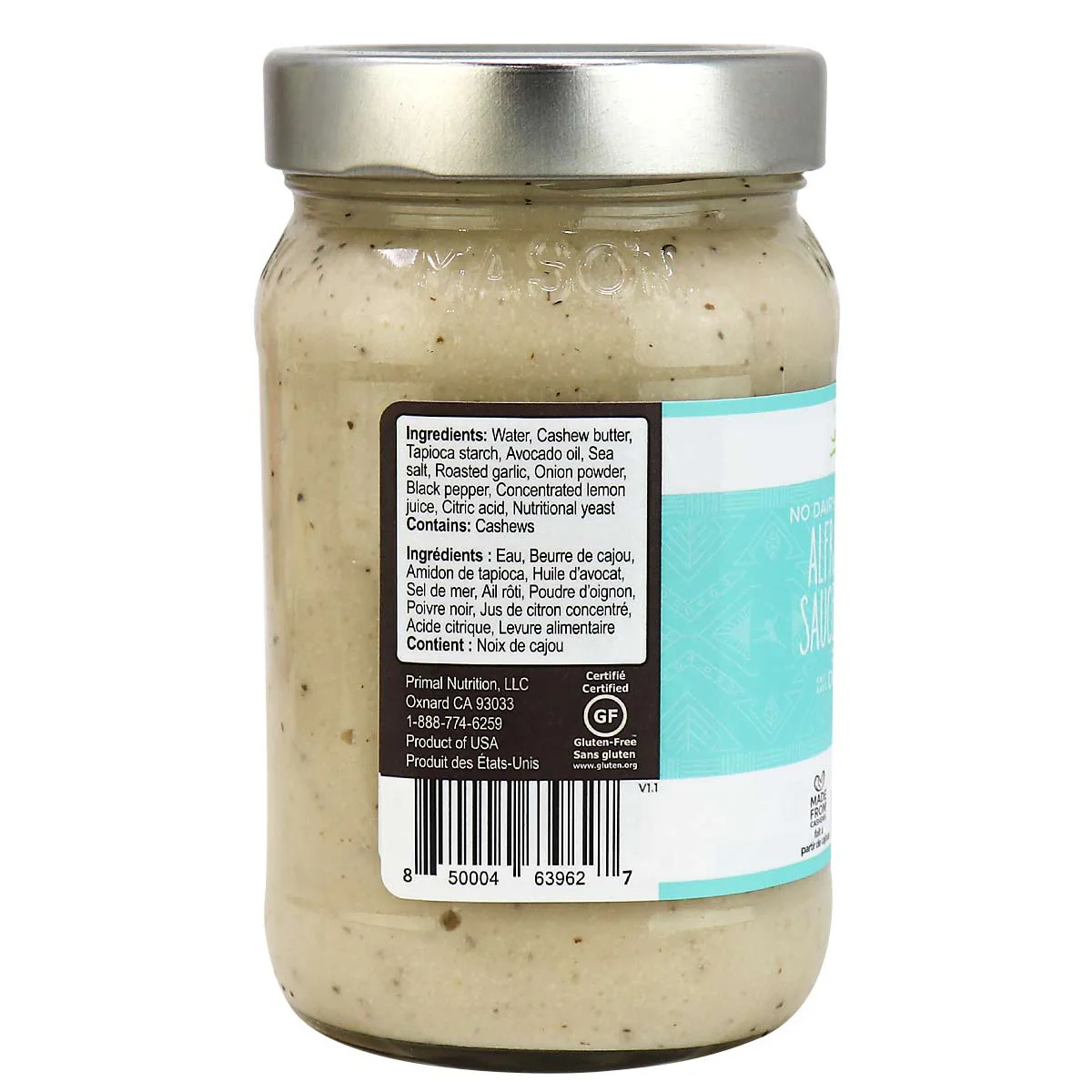 Primal Kitchen - Pasta Sauce, Dairy-Free Alfredo, 455 mL - Image 3