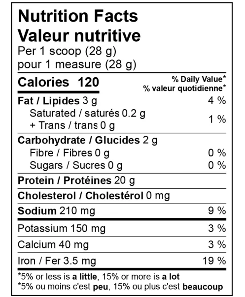 Profi - Cookies & Cream Vegan Protein Powder, 700g - Image 2