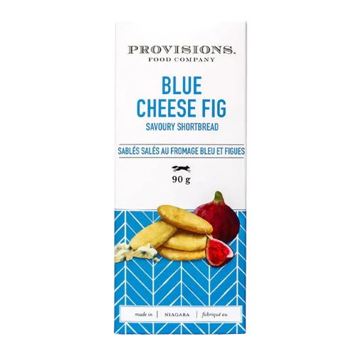 Provisions Food Company - Blue Cheese & Fig Shortbread, 90 g