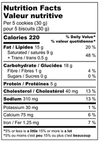 Provisions Food Company - Cheddar Thyme Shortbread, 90 g - Image 2