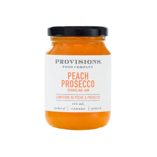 Provisions Food Company - Peach Prosecco Jam, 125 mL