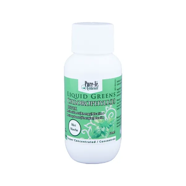 Pure-le Natural - Liquid Greens Chlorophyll Mint, 60 mL