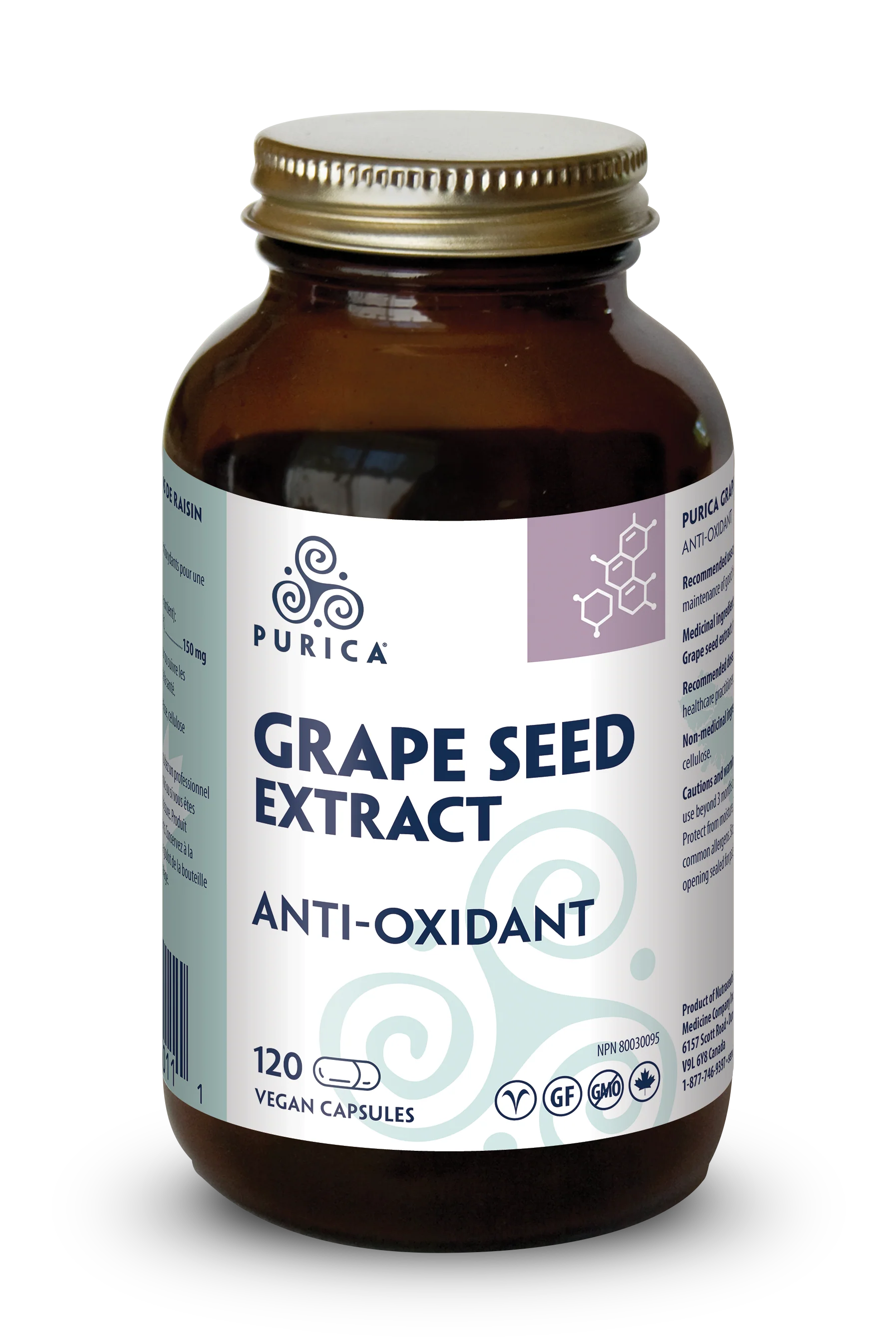Purica - Grapeseed Extract 150mg - 120vcaps
