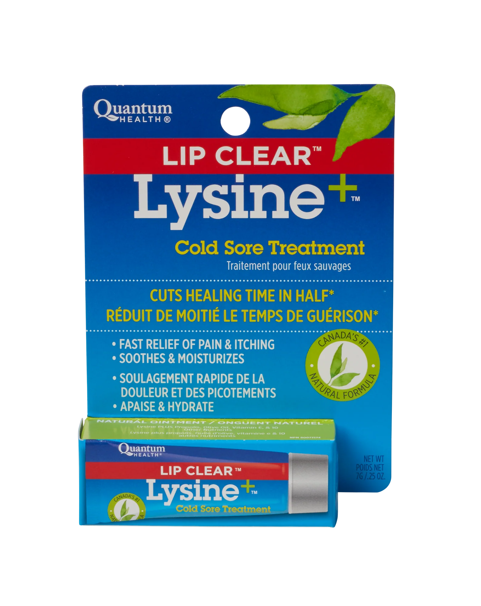 Quantum Nutrition Inc. - Lip Clear Lysine+ Ointment, 7 g