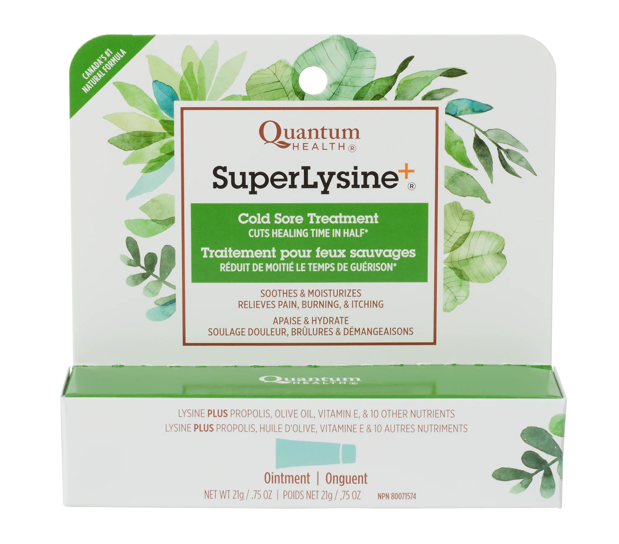 Quantum Nutrition Inc. - SuperLysine+ Ointment, 21 g