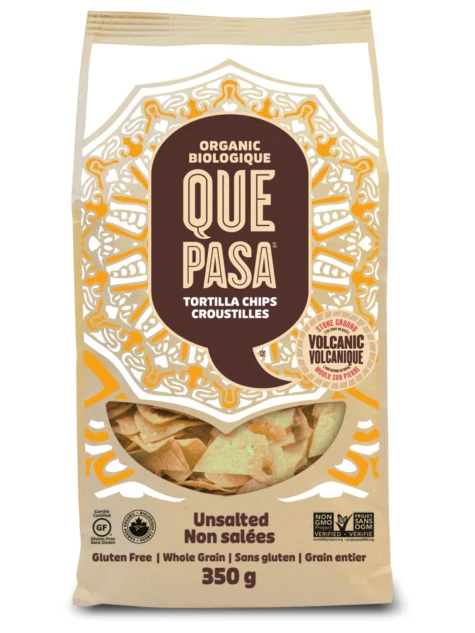 Que Pasa - Tortilla Chips, Unsalted, 350 g