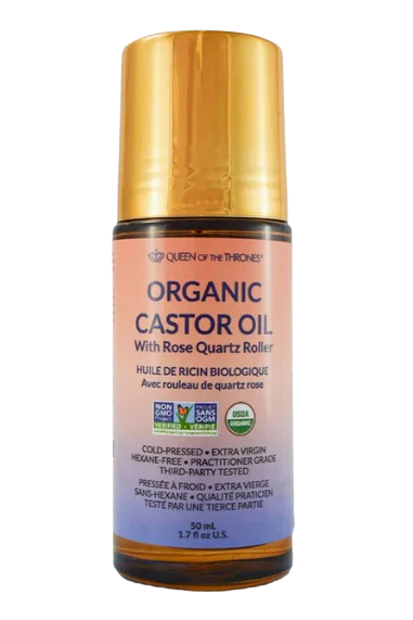 Queen of Thrones - Rose Castor Oil Roll-on, 50 mL