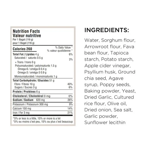 Queen St. Bakery - Superfood Bagel, Everything, 464 g - Image 2