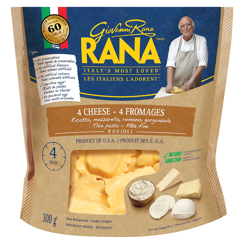 Rana - 4 Cheese Ravioli, 300 g