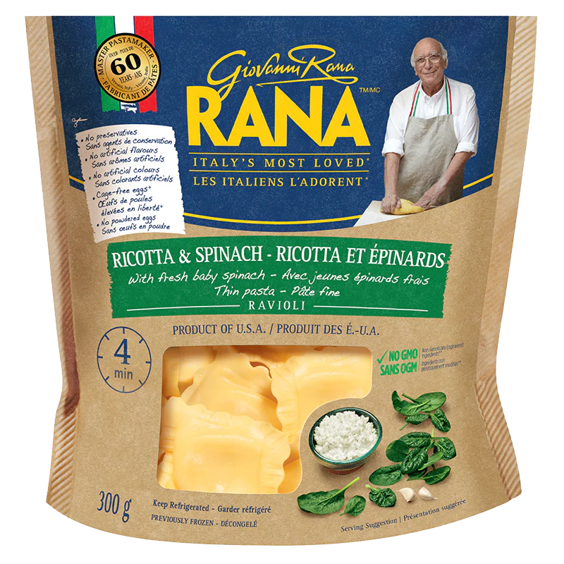 Rana - Ricotta & Spinach Ravioli, 300 g