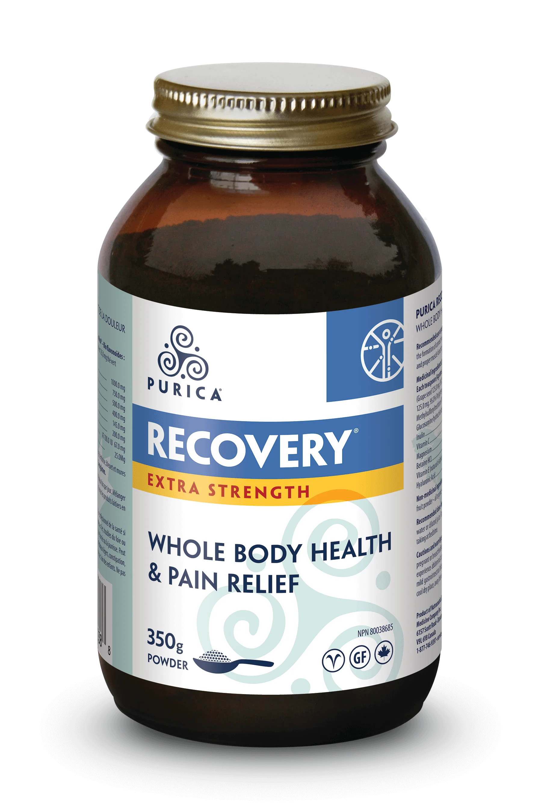 Purica - Recovery Extra Strength Powder, 350g