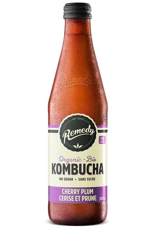 Remedy Drinks - Kombucha, Organic Cherry Plum, 330ml